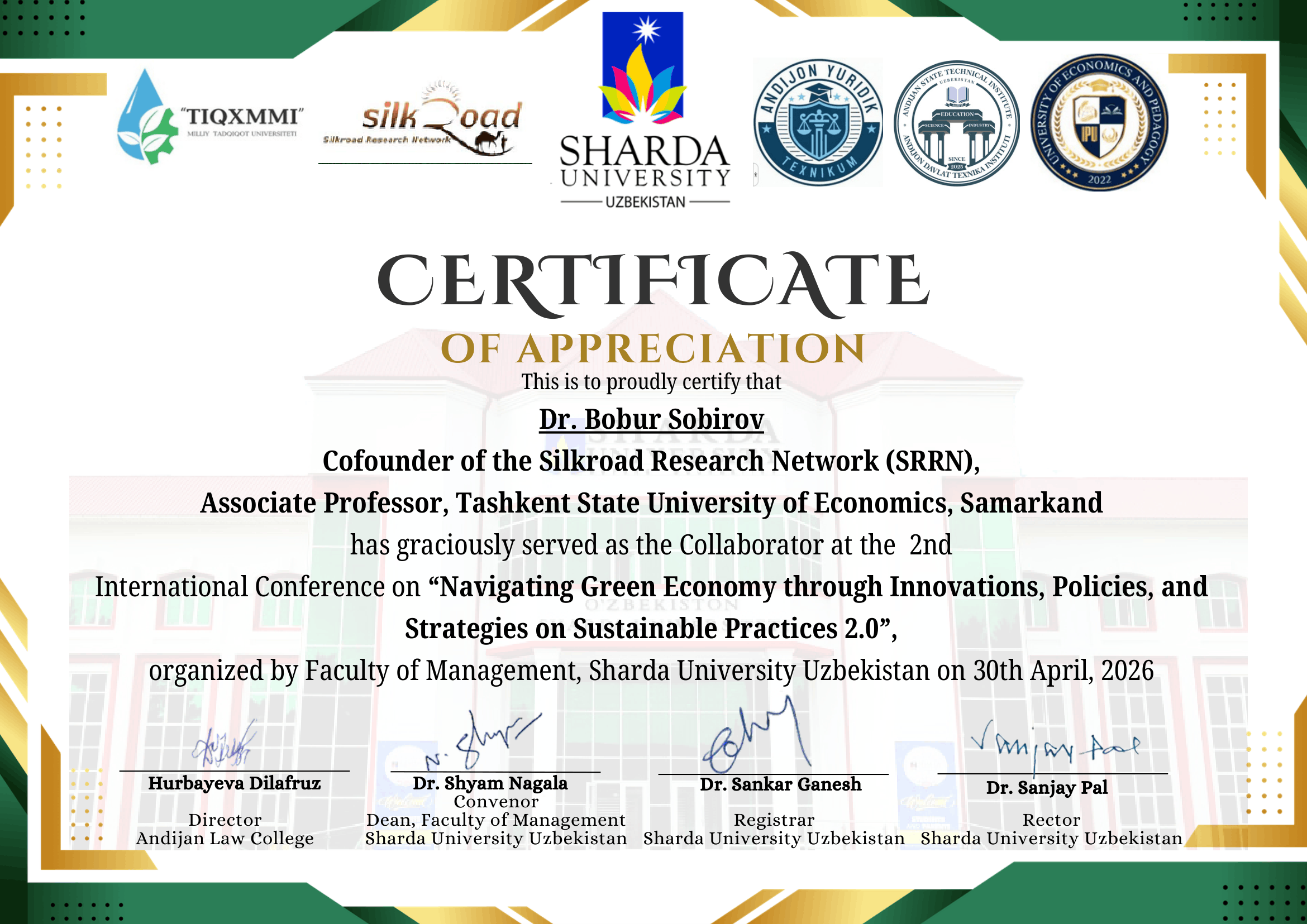 Sharda University Conference